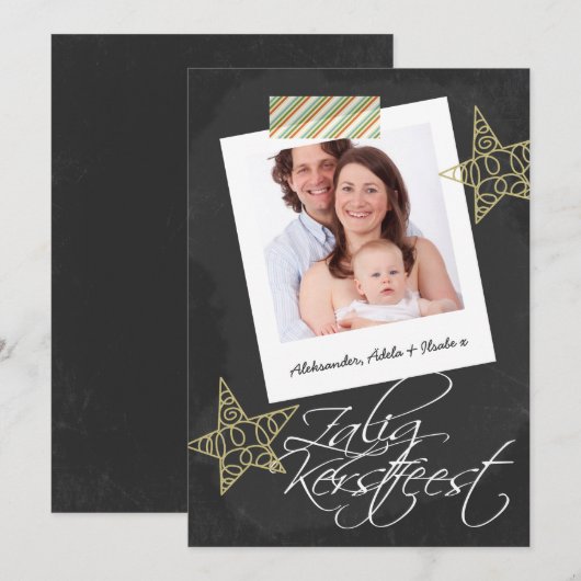 ZKerstling palalkboard Foto Lijst en tape (Voorkant / Achterkant)