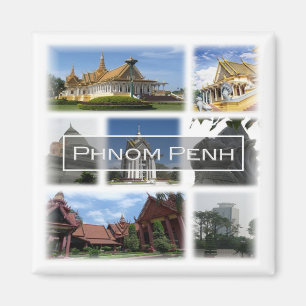 zKH004 PHNOM PENH, Cambodja, Azië, Fridge Magneet