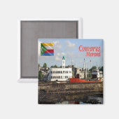 zKM007 MORONI, COMOROS, Afrika, Fridge Magneet (Voorkant / Achterkant)