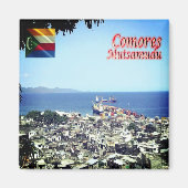 zKM009 MUTSAMUDU, Comoren, Afrika, Fridge Magneet (Voorkant)