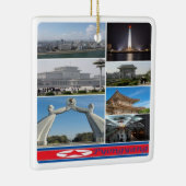 zKP003 PYONGYANG, Noord-Korea, Keramisch Ornament (Rechts)