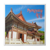 zKP005 Tomb King Tongmy, PYONGYANG, Noord-Korea, Tegeltje (Voorkant)