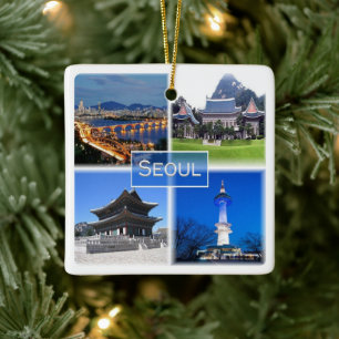 zKR003 SEOUL, Zuid-Korea ROK, Azië, Keramisch Ornament