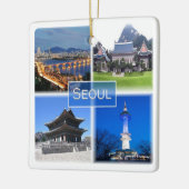 zKR003 SEOUL, Zuid-Korea ROK, Azië, Keramisch Ornament (Links)