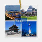 zKR003 SEOUL, Zuid-Korea ROK, Azië, Keramisch Ornament (Voorkant)