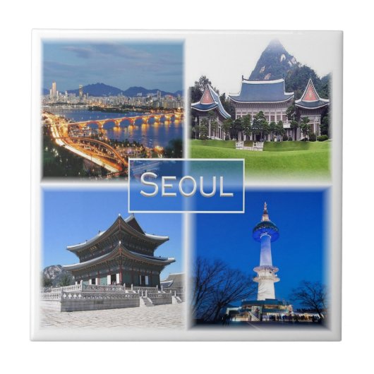 zKR003 SEOUL, Zuid-Korea ROK, Azië, Tegeltje (Voorkant)