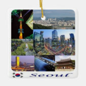 zKR008 SEOUL mozaïek, Zuid-Korea, Azië, Keramisch Ornament (Voorkant)