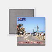 zKY003 GEORGE TOWN, Kaaimaneilanden, Fridge Magneet (Voorkant / Achterkant)