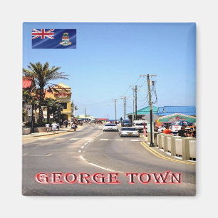 zKY003 GEORGE TOWN, Kaaimaneilanden, Fridge Magneet