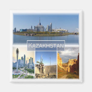 zKZ003 ASTANA, Kazachstan, Azië, Fridge Magneet