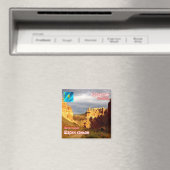 zKZ006 SHARYN CANYON, Kazachstan, Azië, Fridge Magneet (Insitu (Vaatwasser))