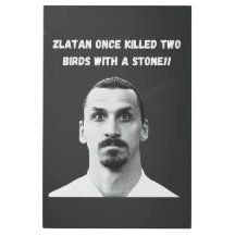 Zlatan Ibrahimović Iconische muurprint