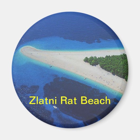 Zlatni Rat Beach magneet (Voorkant)