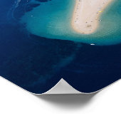 Zlatni rat Bol Hrvatska Poster (Hoek)