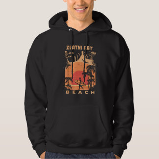 Zlatni Rat-strand Zonsondergang Zomer Vakantie Vin Hoodie