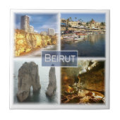 zLB004 BEIROET, Libanon, Azië, Tegeltje (Voorkant)