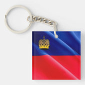 zLI002 LIECHTENSTEIN Wafig FLAG, Sleutelhanger (voorkant)