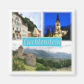zLI003 VADUZ Liechtenstein, Fridge Magneet (Voorkant)