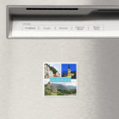 zLI003 VADUZ Liechtenstein, Fridge Magneet (Insitu (Vaatwasser))