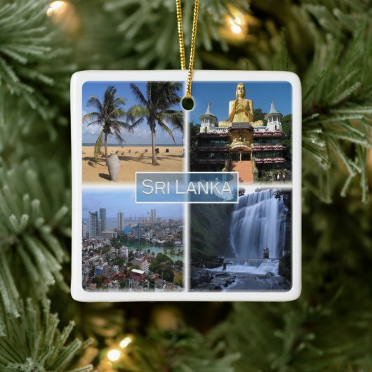 ZLK004 SRI LANKA mosaic, Azië, Keramisch Ornament (Boom)