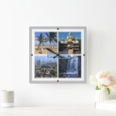 ZLK004 SRI LANKA mosaic, Azië, Vierkante Klok (Huis)