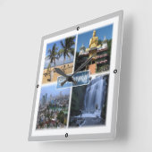 ZLK004 SRI LANKA mosaic, Azië, Vierkante Klok (Hoek)