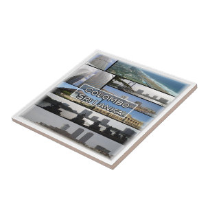 zLK005 COLOMBO, Sri Lanka, Azië, Tegeltje