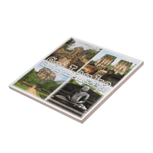 zLK006 SRI LANKA collage, Azië, Tegeltje (Zijkant)