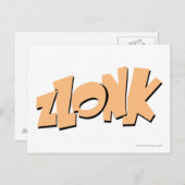 ZLONK! BRIEFKAART (Voorkant / Achterkant)