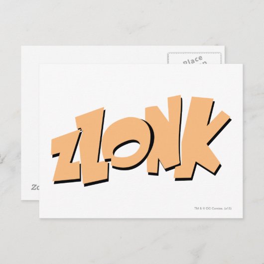 ZLONK! BRIEFKAART (Voorkant / Achterkant)