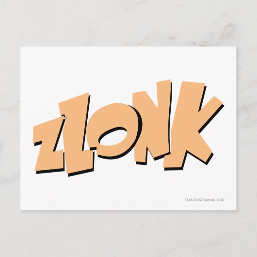 ZLONK! BRIEFKAART (Voorkant)