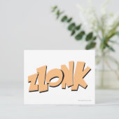 ZLONK! BRIEFKAART (Staand voorkant)