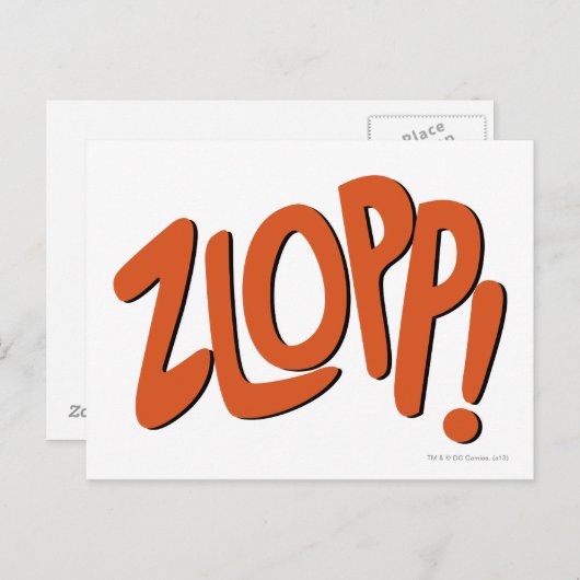 ZLOPP! BRIEFKAART (Voorkant / Achterkant)