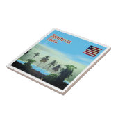 zLR005 MONROVIA, Liberia, Afrika, Tegeltje (Zijkant)