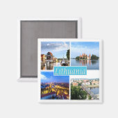 zLT003 LITOUWEN, Europa, Fridge Magneet (Voorkant / Achterkant)