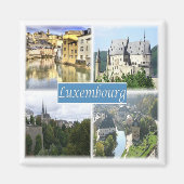 zLU003 LUXEMBURG, Fridge Magneet (Voorkant)