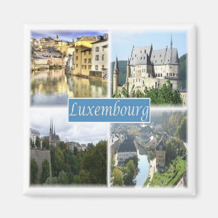 zLU003 LUXEMBURG, Fridge Magnet