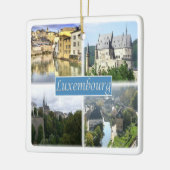 zLU003 LUXEMBURG Keramisch Ornament (Links)