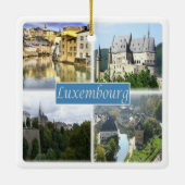 zLU003 LUXEMBURG Keramisch Ornament (Achterkant)