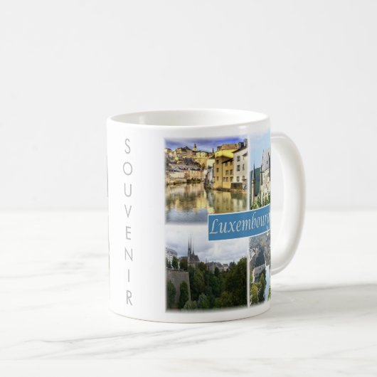 zLU003 LUXEMBURG Koffiemok (Voorkant rechts)