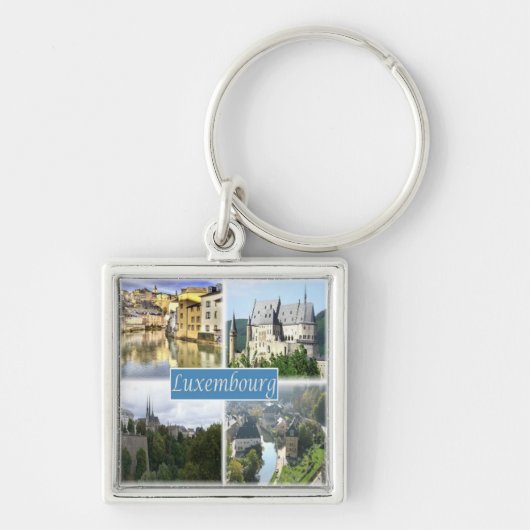 zLU003 LUXEMBURG Sleutelhanger (Voorkant)