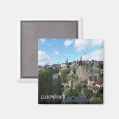zLU005 LUXEMBURG, Fridge Magneet (Voorkant / Achterkant)