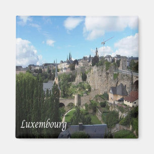 zLU005 LUXEMBURG, Fridge Magneet