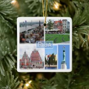 zLV003 RIGA, Latvijas, Republiek Letland, Keramisch Ornament