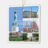zLV004 RIGA, Republiek Letland, Europa, Keramisch Ornament (Links)