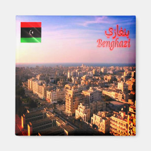 ZLY006 BENGHAZI, Libië - Benghazi, Afrika, Fridge Magneet