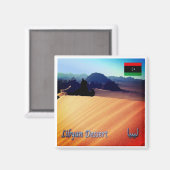 ZLY009 LIBYA, woestijn, Afrika, Fridge Magneet (Voorkant / Achterkant)