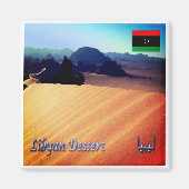 ZLY009 LIBYA, woestijn, Afrika, Fridge Magneet (Voorkant)