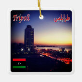 zLY014 TRIPOLI, Libië, Afrika, Keramisch Ornament (Voorkant)