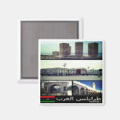 ZLY017 TRIPOLI, Mozaïek, Libië, Afrika, Fridge Magneet (Voorkant / Achterkant)